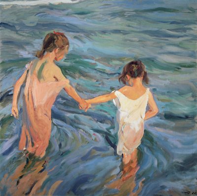 Bambini nel mare da Joaquin Sorolla y Bastida