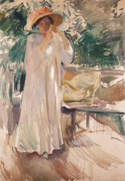 Clotilde nel suo Giardino da Joaquín Sorolla