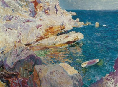 Roccia a Javea da Joaquin Sorolla y Bastida