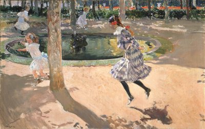Saltare la corda, La Granja da Joaquin Sorolla y Bastida