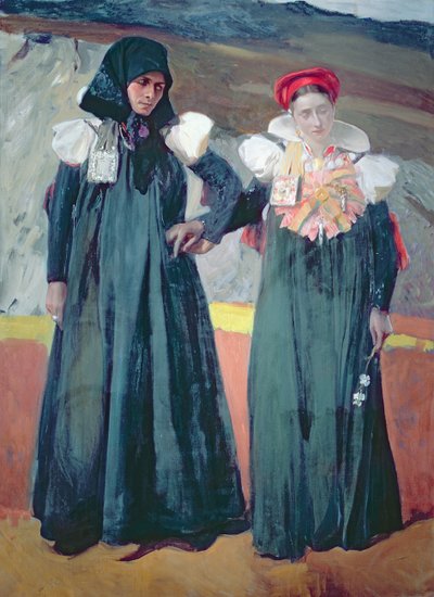 Abito tradizionale della Valle di Anso da Joaquin Sorolla y Bastida