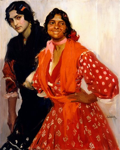 Due zingare, 1913 da Joaquín Sorolla