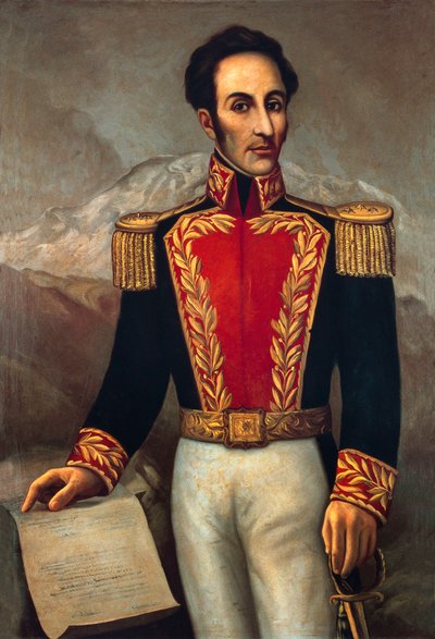 Simon Jose Antonio Bolivar (1783-1830), Generale e Statista del Sud America da Joaquín Pinto