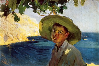 Il ragazzo con il sombrero, fine XIX - inizio XX secolo da Joaquín Sorolla