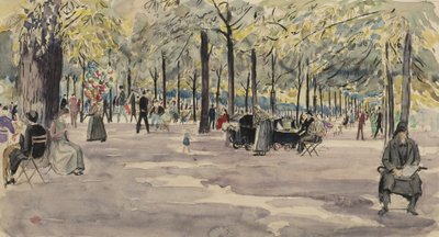 Giardini delle Tuileries, Parigi, c.1925 da Job Nixon