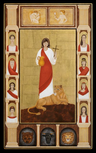 Santa Tecla, 2014 (tempera all
