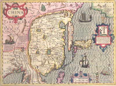Cina, c.1607 da Jodocus Hondius