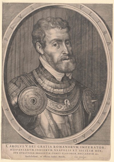 Imperatore del Sacro Romano Impero Carlo V da Jodocus The Younger Hondius