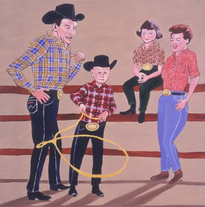 Famiglia di cowboy da Joe Heaps Nelson