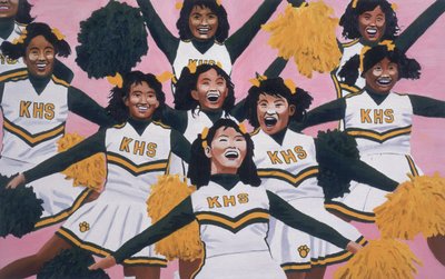Cheerleader della Kiamuki High School da Joe Heaps Nelson