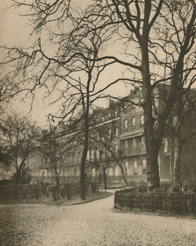 Brunswick Square: Parte della terra delle pensioni di Bloomsbury, c1935 da Joel