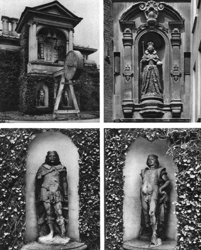Orologio e statue, Chiesa di St Dunstan-in-the-West, Londra, 1926-1927 da Joel