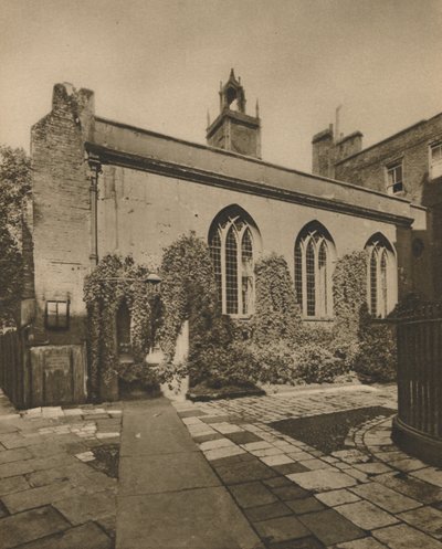 Sala della Società di Cliffords Inn, dietro St. Dunstans-In-the-West, c. 1935 da Joel