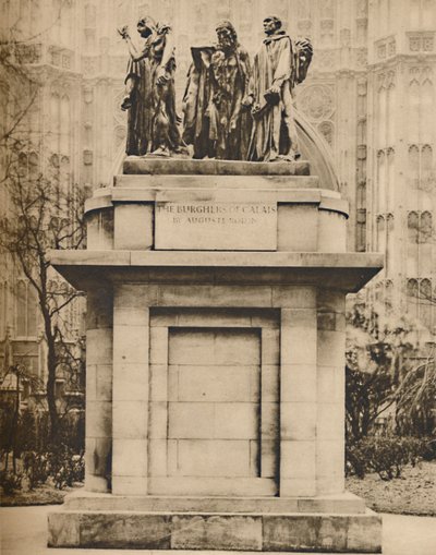 I Borghesi di Calais nei Victoria Tower Gardens, c1935 da Joel