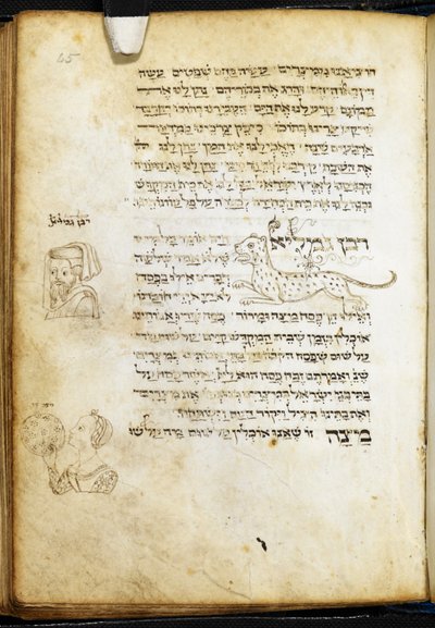 Maraviglia con un Matzo, pagina da un libro di preghiere ebraico da Joel ben Simeon Feibush