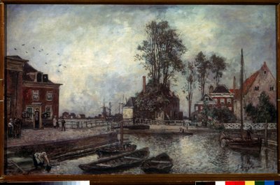Banchina del canale da Johan Barthold Jongkind