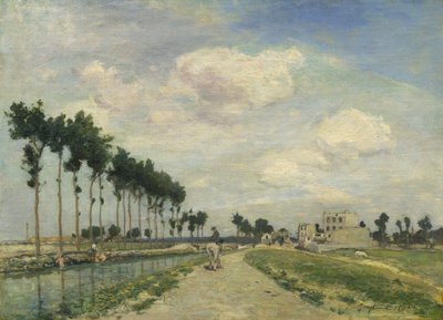 Il sentiero lungo il fiume da Johan Barthold Jongkind