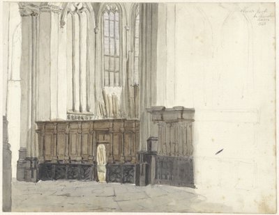 Cappella dei Drapeniers nella Nieuwe Kerk ad Amsterdam da Johan Adolph Rust