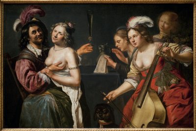 Il figliol prodigo o "allegoria dei cinque sensi" da Johan Baeck