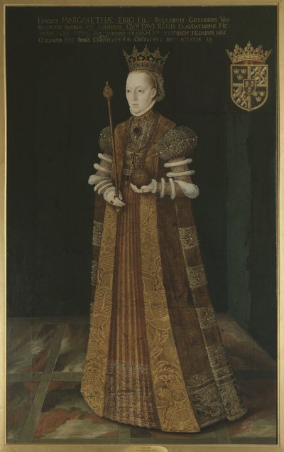 Margaret Leijonhufvud, regina consorte di Svezia (1516-1551) da Johan Baptista van (active 1562 1597) Uther