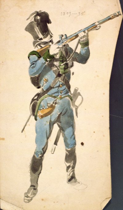Un Fuciliere degli Jaegers Austriaci, il Corpo di Prestigio di un
