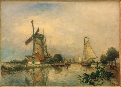 Vicino a Overschie da Johan Barthold Jongkind