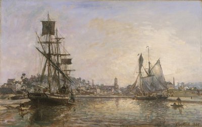 Honfleur, 1865 da Johan Barthold Jongkind