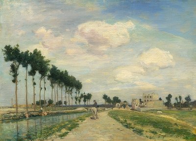 Sentiero lungo il fiume da Johan Barthold Jongkind