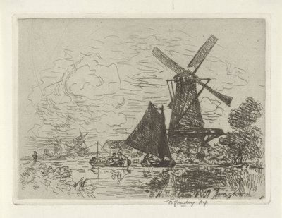 Mulini a Rotterdam da Johan Barthold Jongkind