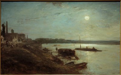 Chiaro di luna sulla Senna da Johan Barthold Jongkind