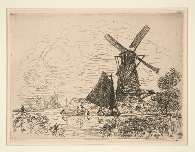 Mulini in Olanda da Johan Barthold Jongkind