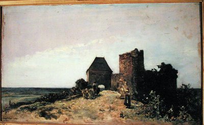 Rovine del Castello di Rozemont (Nievre) 1861 da Johan Barthold Jongkind