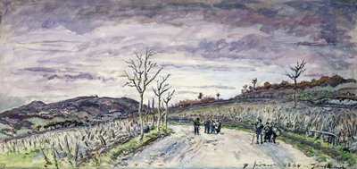 Il Col du Balbins e la Montagne de Ornacieux, 1880 da Johan Barthold Jongkind