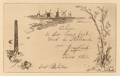 Pagina del titolo da Johan Barthold Jongkind