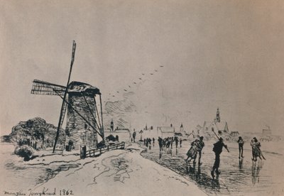 Veduta della città di Maassluis da Johan Barthold Jongkind