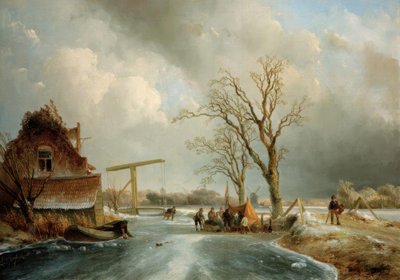 Inverno in Olanda da Johan Barthold Jongkind