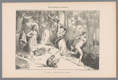 Il riposo nel Paradiso disturbato da Johan Braakensiek