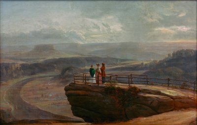 Vista dalla Bastei da Johan Christian Dahl