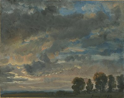 Nuvole di sera da Johan Christian Dahl