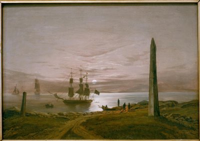 Paesaggio del fiordo al chiaro di luna da Johan Christian Dahl