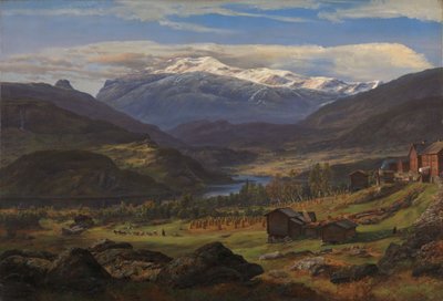 Da Hjelle nel Valdres da Johan Christian Dahl