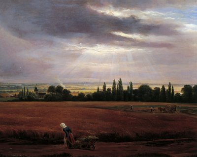 Paesaggio vicino a Dresda da Johan Christian Dahl