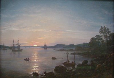 Norvegese:  Fiordo di Holmestrand Fiordo di Holmestrand da Johan Christian Dahl