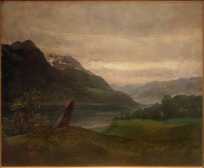 Paesaggio norvegese da Johan Christian Dahl