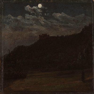 Castello di Siebeneichen presso Meißen da Johan Christian Dahl