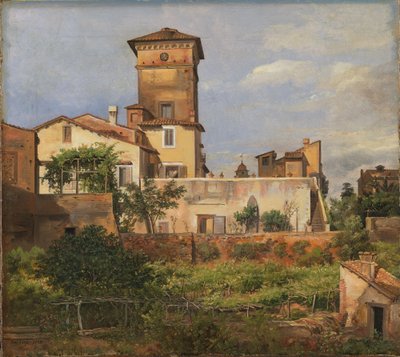 The Villa Malta, Rome da Johan Christian Dahl