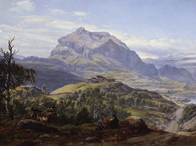 Vang in Valdres da Johan Christian Dahl