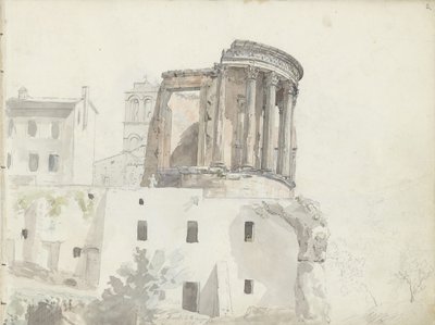 “Tempio di Vesta”, Tivoli da Johan Christian Dahl