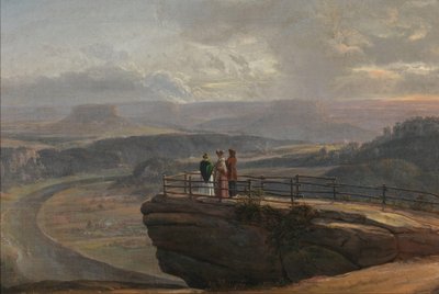 Vista da Bastei da Johan Christian Dahl