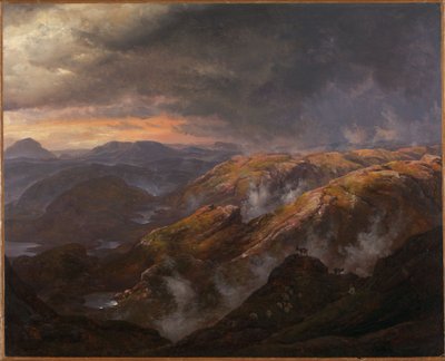 Veduta dal Lyshornet da Johan Christian Dahl